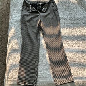 White House Black Market Black and White Checkered Pants
